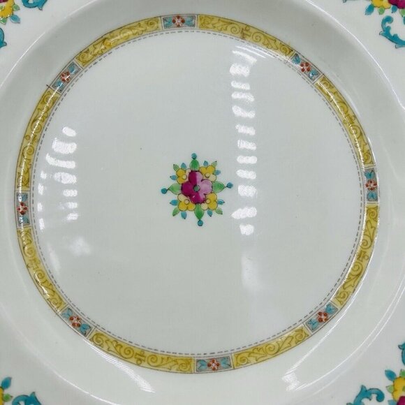 Royal Doulton The Roxbury 7.75" Square Accent Plate England Set of Two - Picture 4 of 9